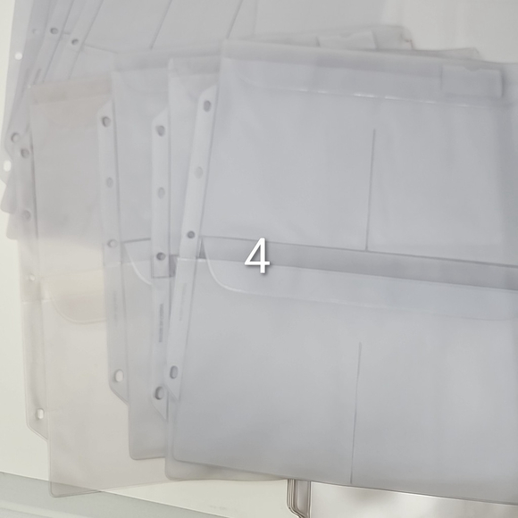 Creative Memories Sticker Accessory Binder 15 Pages Sticker Protector Craft Zip - Picture 6 of 8